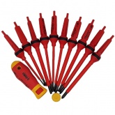 Набор диэлектрических стержней Felo 14шт SL/PH/PZ/Z (+/-) рукоятка E-SMART, универсальный ключ