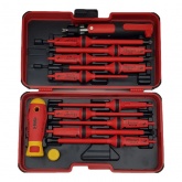 Набор диэлектрических стержней Felo 14шт SL/PH/PZ/Z (+/-) рукоятка E-SMART, универсальный ключ