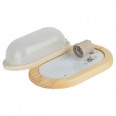 Светильник для бани ЭРА НБО 04-60-011 Клен Кантри дерево/стекло, под лампу 60W с цоколем Е27 207092