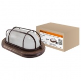 Светильник TDM НПБ1202 венге овал с реш. 100Вт IP54