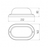 Светильник для бани ЭРА НБО 04-60-021 Орех Кантри дерево/стекло, под лампу 60W с цоколем Е27 208686