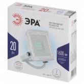 Прожектор светодиодный ЭРА LPR-023-W-65K-020 20W 6500K 1600Lm IP65 белый