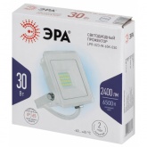Прожектор светодиодный ЭРА LPR-023-W-65K-030 30W 6500K 2400Lm IP65 белый
