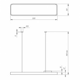 Светильник светодиодный Geometria ЭРА Block SPO-111-W-40K-060 60W 4000K 7200Lm IP40 1200x300x60