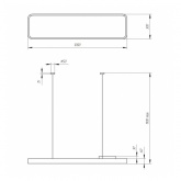 Светильник светодиодный Geometria ЭРА Block SPO-111-B-40K-060 60W 4000K 7200Lm IP40 1200x300x60