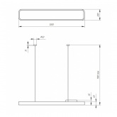 Светильник светодиодный Geometria ЭРА Block SPO-112-W-40K-040 40W 4200K 4500Lm IP40 1200x200x60