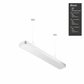 Светильник светодиодный Geometria ЭРА Block SPO-112-W-40K-040 40W 4200K 4500Lm IP40 1200x200x60