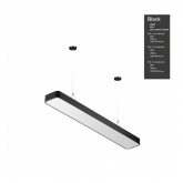 Светильник светодиодный Geometria ЭРА Block SPO-112-B-40K-040 40W 4200K 4500Lm IP40 1200x200x60