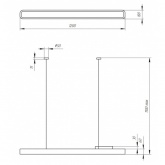 Светильник светодиодный Geometria ЭРА Block SPO-113-W-40K-036 36W 4000K 2700Lm IP40 1200x100x60