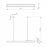 Светильник светодиодный Geometria ЭРА Block SPO-115-W-40K-036 36W 4000K 3100Lm IP40 1200x100x50