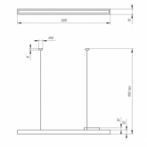 Светильник светодиодный Geometria ЭРА Block SPO-116-B-40K-024 24W 4000K 1750Lm IP40 1200x70x50