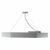 Светильник светодиодный Geometria ЭРА Hexagon SPO-122-W-40K-066 66W 4000K 4800Lm IP40 800x800X80