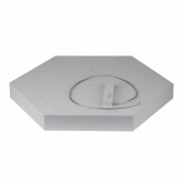 Светильник светодиодный Geometria ЭРА Hexagon SPO-122-W-40K-066 66W 4000K 4800Lm IP40 800x800X80