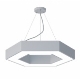 Светильник светодиодный Geometria ЭРА Hexagon SPO-123-W-40K-045 45W 4000K 2500Lm IP40 600x600x80