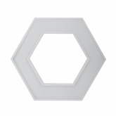 Светильник светодиодный Geometria ЭРА Hexagon SPO-123-W-40K-045 45W 4000K 2500Lm IP40 600x600x80