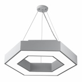 Светильник светодиодный Geometria ЭРА Hexagon SPO-123-W-40K-045 45W 4000K 2500Lm IP40 600x600x80