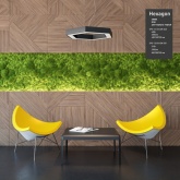 Светильник светодиодный Geometria ЭРА Hexagon SPO-123-B-40K-045 45W 4000K 2500Lm IP40 600x600x80