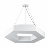 Светильник светодиодный Geometria ЭРА Hexagon SPO-124-W-40K-051 51W 4000K 3900Lm IP40 800x800x80