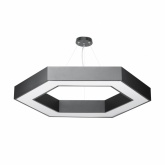 Светильник светодиодный Geometria ЭРА Hexagon SPO-124-B-40K-051 51W 4000K 3900Lm IP40 800x800x80