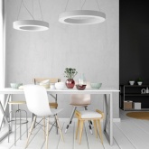 Светильник светодиодный Geometria ЭРА Ring SPO-133-W-40K-045 45W 4000K 3200Lm IP40 600x600x80 белый