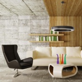 Светильник светодиодный Geometria ЭРА Ring SPO-133-B-40K-045 45W 4000K 3200Lm IP40 600x600x80 черный