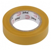 Изолента ПВХ ЭРА 15мм х 10м желтая