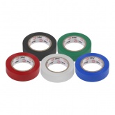 Изолента ПВХ ЭРА 15мм х 10м (5 цветов в упаковке)