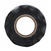 Изолента самослипающаяся ЭРА 25мм х 3м (от -50°С до +250°С) силиконовая PRO PROSS25 черная