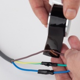 Изолента самослипающаяся ЭРА 25мм х 3м (от -50°С до +250°С) силиконовая PRO PROSS25 черная