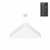 Светильник светодиодный Geometria ЭРА Delta SPO-151-W-40K-030 30W 4000K 2900Lm IP40 600x600x80 белый