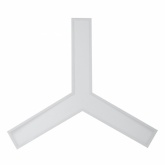 Светильник светодиодный Geometria ЭРА Igrek SPO-141-W-40K-028 28W 4000K 1750Lm IP40 600x600x80 белый