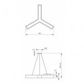 Светильник светодиодный Geometria ЭРА Igrek SPO-142-W-40K-044 44W 4000K 3000Lm IP40 800x800x80 белый