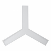 Светильник светодиодный Geometria ЭРА Igrek SPO-143-W-40K-056 56W 4000K 3700Lm IP40 900x900x80 белый