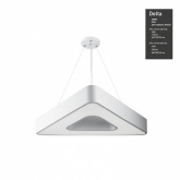 Светильник светодиодный Geometria ЭРА Delta SPO-154-W-40K-042 42W 4000K 2300Lm IP40 800x800x80 белый