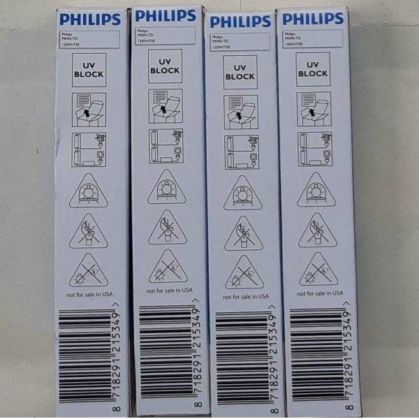 Металлогалогенная лампа Philips MHN-TD мощностью 150 Ватт с цоколем RX7s-24, теплого белого света.