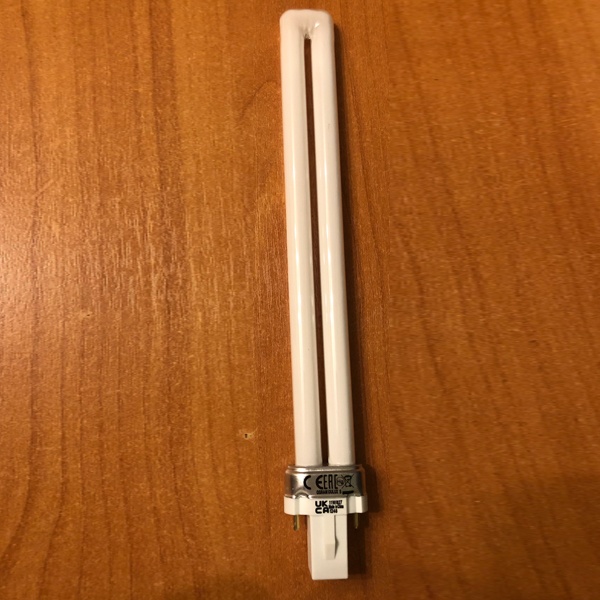 Компактная энергосберегающая лампа КЛЛ мощностью 11 Вт с цоколем G23 для светильников с ЭмПРА