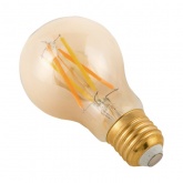 Умная филаментная лампа EKF Wi-Fi Connect A60 6.5W 2300...5700K 230V E27 725lm золотая колба