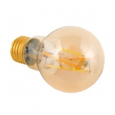 Умная филаментная лампа EKF Wi-Fi Connect A60 6.5W 2300...5700K 230V E27 725lm золотая колба