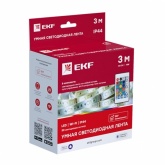 Умная светодиодная лента EKF Connect 5W Wi-Fi RGBW (3000...6500K) 12V 253lm IP44 3m
