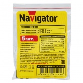 Коннектор Navigator 93 169 NLSC-I01-8mm-PC-PC-IP20 (упаковка 5шт)