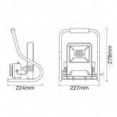 Прожектор светодиодный переносной Ledvance LED Worklight 20W 840 R-Standsocket IP44 +2 розетки