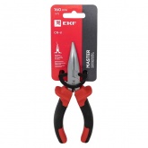 Длинногубцы изогнутые EKF Basic Master 160 мм