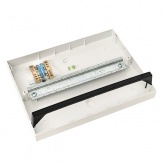 Щит распределительный накладной EKF PROxima ЩРН-П-8 SlimBox 8м пластик белая дверца IP41