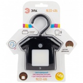 Светильник-ночник ЭРА NLED-486-1W-MS-BK черный есть крючок и магнитное крепление