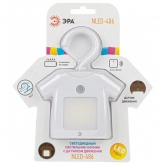 Светильник-ночник ЭРА NLED-486-1W-MS-W серый есть крючок и магнитное крепление