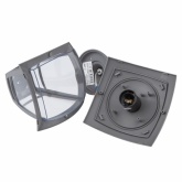 Светильник ЭРА садово-парковый 4 грани серый подвесной E27 IP44(У1) НСУ 07-40-001 «Марсель»