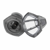 Светильник ЭРА садово-парковый 6 граней серый настенный вниз E27 IP44(У1) НБУ 07-40-004 «Дели 3»