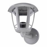 Светильник ЭРА садово-парковый 6 граней серый настенный вверх E27 IP44(У1) НБУ 07-40-003 «Дели 1»