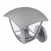 Светильник ЭРА садово-парковый 4 грани серый настенный вверх E27 IP44(У1) НБУ 07-40-001 «Дели»