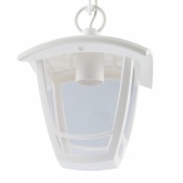 Светильник садово-парковый ЭРА НСУ 07-40-001 Марсель белый подвесной E27 IP44(У1) 4 грани